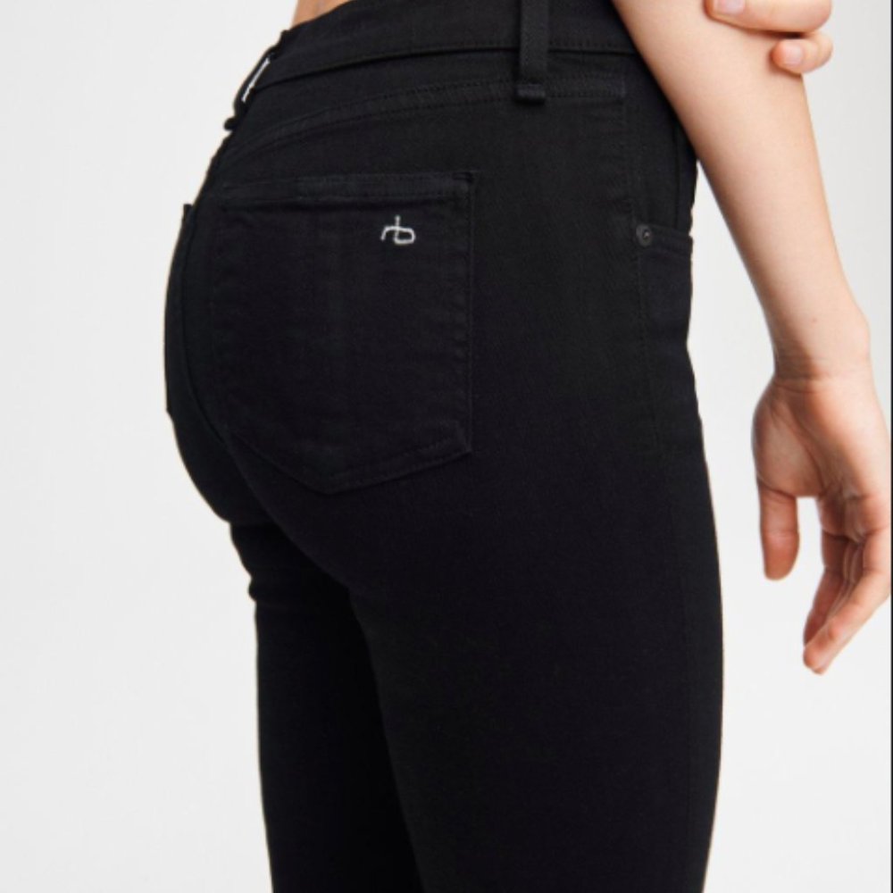 rag & bone Nina high-rise skinny jean - black - Picture 3 of 3